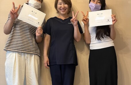 ハンドマッサージレッスン生徒さん