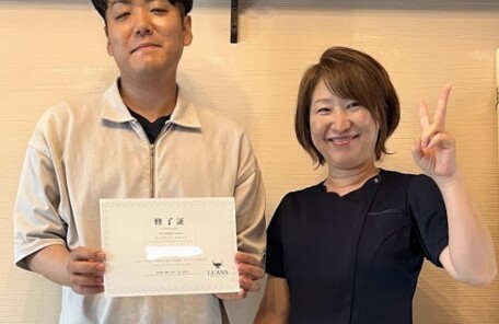 リンパトリートメント男性生徒さん