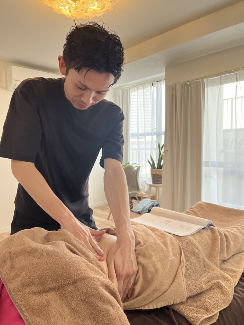 腸もみ講座男性